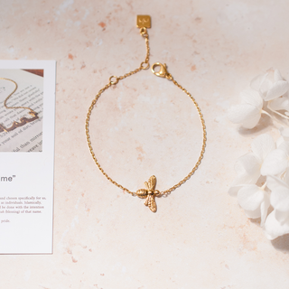 Arabic gold bracelet with a Bee design