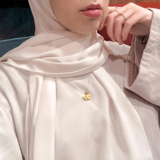Nimah Happiness Arabic necklace with 18K gold plating  