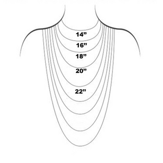 image showing variety of necklace lengths